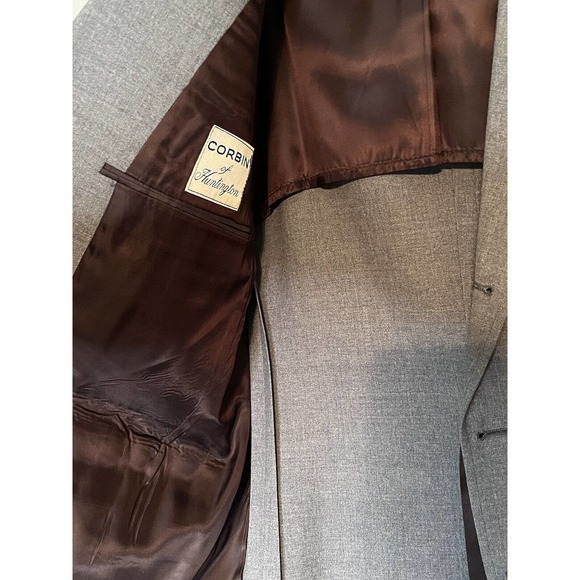 Corbin Of Huntington Gray Suit Jacket, M/L‎ Regular Fit - Picture 2 of 9